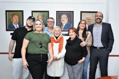 Família do ex-presidente Antonio Carlos Girelli: Daniel, Adriana, Ricardo, Theodolinda, Regina, Alessandra e Antonio Carlos